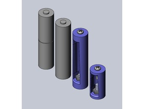 cr123a simulatore di batteria famiglia 123a batterie elettrico scatola elettrica potenza cablaggio 3d print model - Mito3D