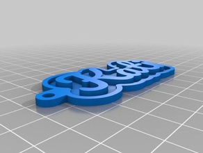 kati keychain keychains customized 3d print model - Mito3D