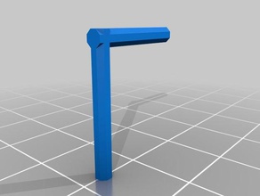 kundengebundener Sechskantschlüssel 25 tools kundengebundene 3d print model - Mito3D