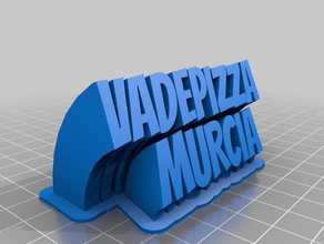 vadepizza murcia office customized 3d print model - Mito3D
