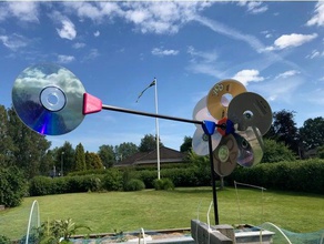 yard windmill remix outdoor & garden 3d print model - Mito3D