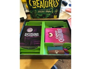 campy creatures 2nd edition insert games boardgame boardgames inserts board game box campycreatures keymaster openforge2 organizer 3d print model - Mito3D