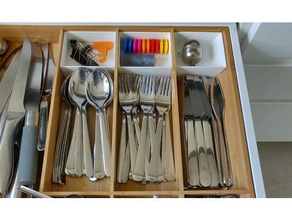boxes ikea variera cutlery organizer organization 3d print model - Mito3D
