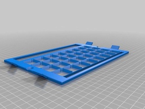 my customized 3d printable keyguard p2g 32 landscape grip case tablet 3d print model - Mito3D
