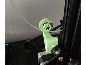 ender 3 - filament roller guide 3d printer parts creality upgrade 3d print model - Mito3D