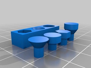 el agujero del tornillo de la biblioteca partes 3d print model - Mito3D