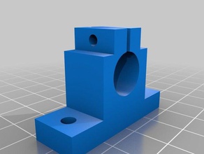 axle holder 12 mm 3d printing 12mm cnc 3d print model - Mito3D