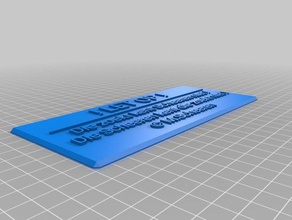label office customized 3d print model - Mito3D