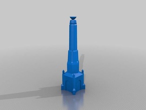 gondor citadel buildings & structures lord rings lotr 3d print model - Mito3D