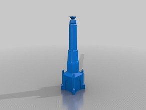 gondor Kalesi binalar ve yapılar Yüzüklerin Efendisi sürprizler 3d print model - Mito3D