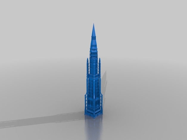 osgiliath Turm Gebäude & Strukturen gondor Herr Ringe lotr 3D print model - Mito3D