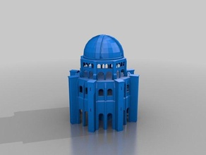 dôme d'étoiles bâtiments et structures le gondor seigneur des anneaux lotr osgiliath 3d print model - Mito3D