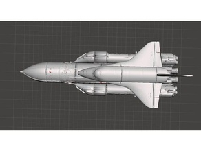 energiya buran russian space shuttle energy rocket programme buildings & structures 3d printing astronaut astronomy cosmonaut geeetech miniature model russan science sheep soviet spaceship ship suvenirs techies ussr 3d print model - Mito3D