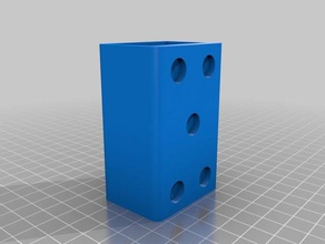 my customized fridge magnet box containers 3d print model - Mito3D
