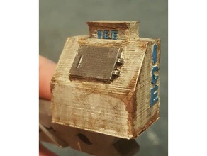 fallout 4 ice box model furniture wasteland warfare 3d print model - Mito3D