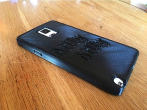 galaxy note 4 flex case tpu ninjaflex etc mobile phone android flexible samsung 3d print model - Mito3D