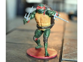 tartarughe ninja - raffaello le creature turtle raphael 3d print model - Mito3D