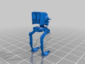 at-st 1 270 toys & games empire ffg ground assault rebels star wars walker x-wing miniatures 3d print model - Mito3D