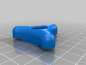 my customized smooth n' curvy star knob 13 parts 3d print model - Mito3D
