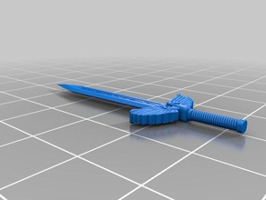 bloody angel power sword props 40k blood angels warhammer weapon weapons 3d print model - Mito3D