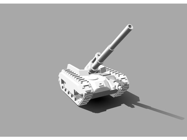 imparatorun çekiç basilisk proxy oyuncaklar ve oyunlar 40k Warhammer topçu epik epic30k epic40k destansı ölçekte Sahra topu tank tankları warhammer40k warhammer wh40k 3D print model - Mito3D