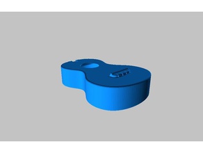 ukulele Kunst-tools 3d print model - Mito3D