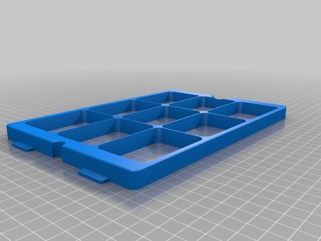 yd cas 3x3 de la tablette personnalisé 3D print model - Mito3D