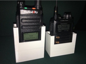 yaesu ft-70d radioddity gd-77 titulaires de l'électronique 3d print model - Mito3D