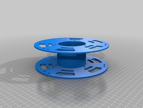 nextpage-filament-Spule 3d-drucken leere Spule filament-Spule nextpage spool 3d print model - Mito3D