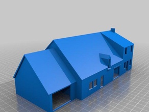 maison 2 - beire-le-ch-tel 21 Gebäude & Strukturen Architektur n-Skala 3d print model - Mito3D