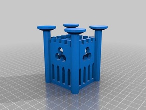 imperial dice tower hobby guard warhammer 3d print model - Mito3D