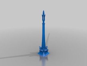 harlindon lighthouse buildings & structures elven elves lindon lord rings lotr middle earth rivendell 3d print model - Mito3D