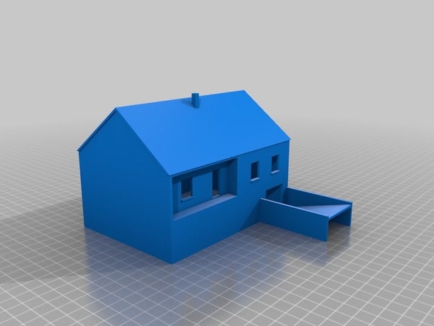 maison 3 - beire-le-ch tel 21 buildings & structures architecture n scale 3D print model - Mito3D