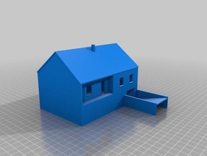 maison 3 - beire-le-ch tél 21 bâtiments et structures de l'architecture n échelle 3d print model - Mito3D