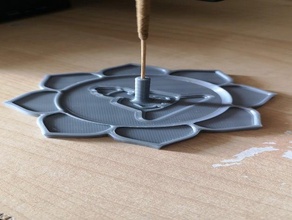 flor de loto poseedor incienso remix La impresión en 3d el 3d print model - Mito3D