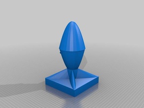 cohete jesus 3d-drucken 3d print model - Mito3D