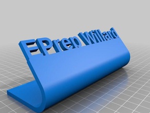 epw experiment progress sign signs & logos customized 3d print model - Mito3D
