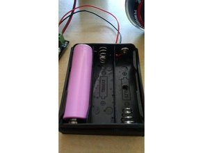 18650 reinforcement battery holder camera case dolly motorized 3d print model - Mito3D