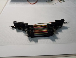 simple breadboard jumper wire organizer electronics 3d print model - Mito3D