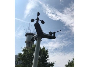 oiseau de la défense 4 ventus w830 pluviomètre extérieur et jardin d'oiseaux répulsif météo station 3d print model - Mito3D