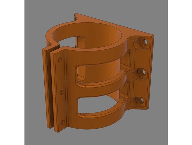 apoyo moteur rs-cnc 65mm máquina herramientas 3D print model - Mito3D