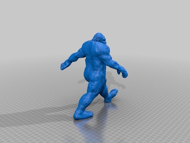 sasquatch bigfoot les créatures remix yeti 3D print model - Mito3D