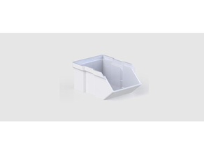 stapelbare box bearbeitet werden Container container Halter stapelbar Fach 3d print model - Mito3D