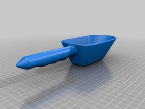 integrated ice pick scoop 3d print model - Mito3D