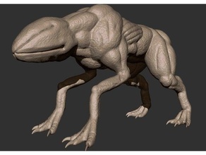 demodog solo le creature animale creatura demogorgon monster cose più strane 3d print model - Mito3D