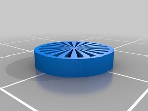 my customized parametric encoder wheel - public domain parts 3d print model - Mito3D