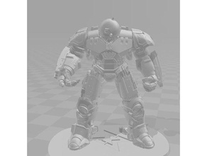 hulkbuster r2d2 las esculturas 3d print model - Mito3D