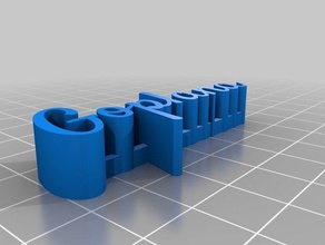 goplana logotipo 7 esculturas personalizado 3d print model - Mito3D
