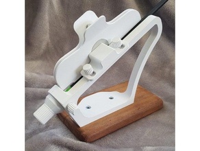 adjustable fletching jig - updated sport & outdoors archery equipment arrow 3d print model - Mito3D