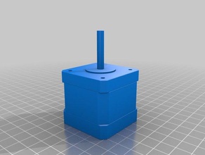 mon personnalisés nema17 moteur modèle L'imprimante 3d de pièces personnalisé 3d print model - Mito3D